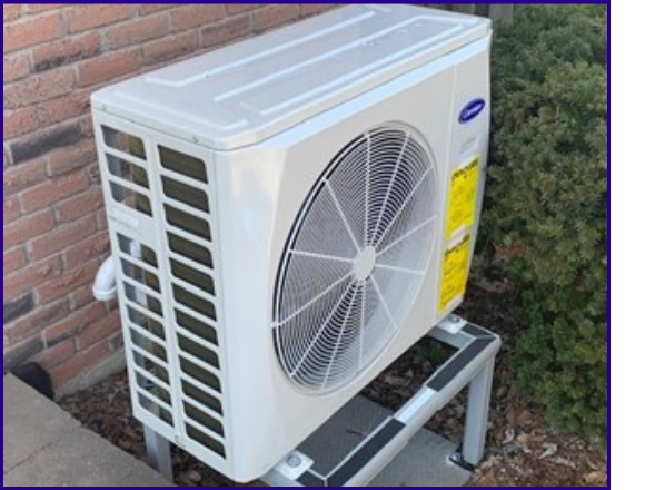 Picture of air source heat pump