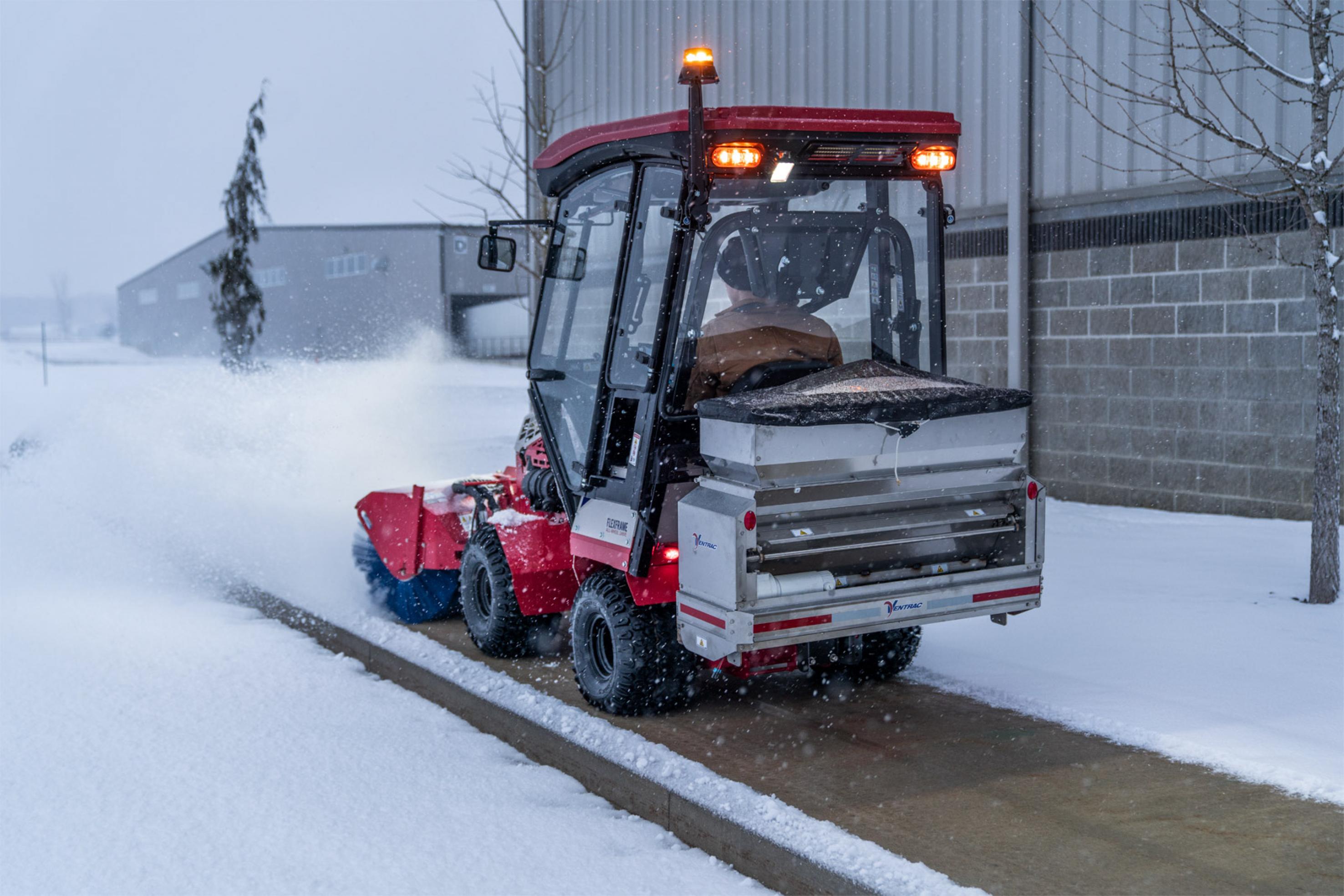 Image of snow clearing machine